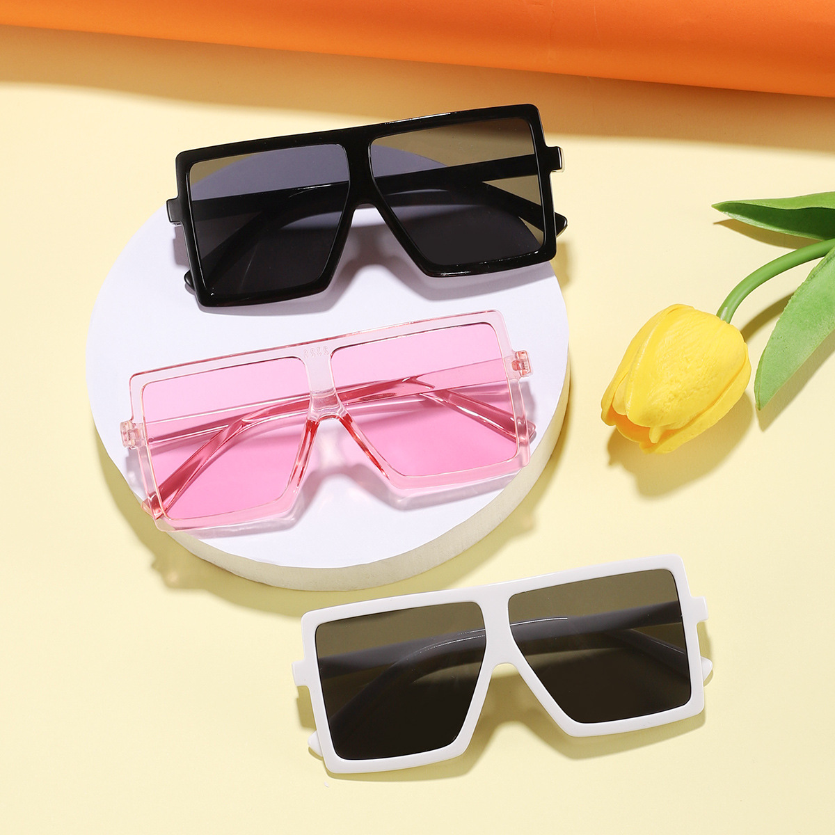 2021 nuevos niños cuadrados de Marco grande gafas de sol de moda niños y niñas gafas de sol de moda gafas transfronterizas 2326