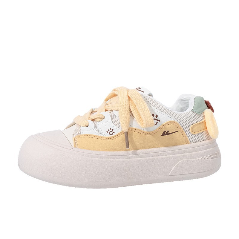 Retirada con calentamiento de lana, zapatos de invierno nuevos zapatos de mujer, zapatos de algodón bajos, zapatos de estilo de perro lindos, zapatos de estudiante