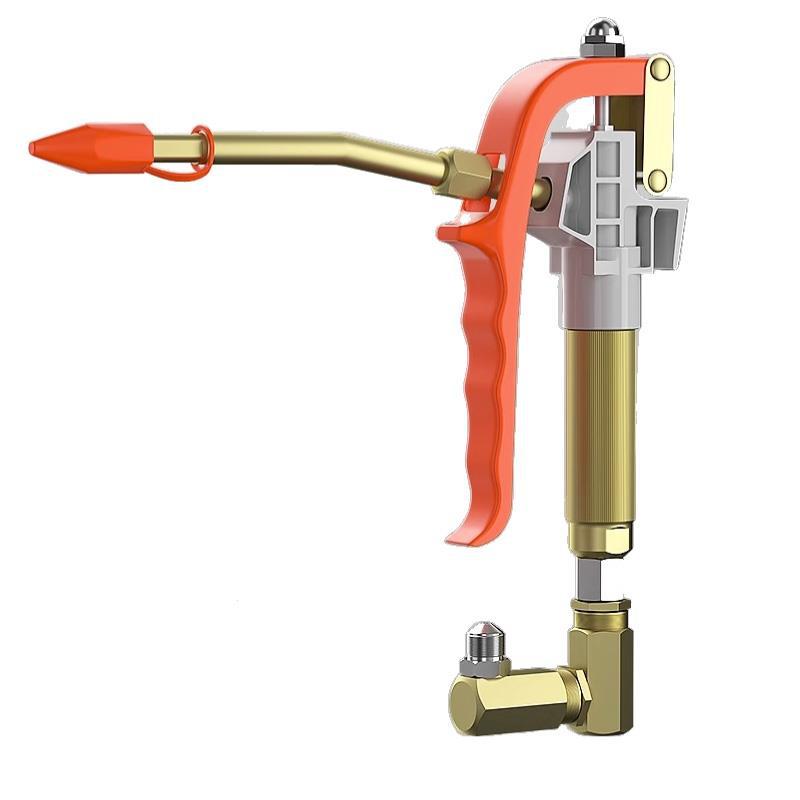 Cabeza de pistola de mantequilla universal, inyector de aceite neumático de alta presión, boquilla de mantequilla, tubería de aceite, accesorios de máquina de mantequilla eléctrica.