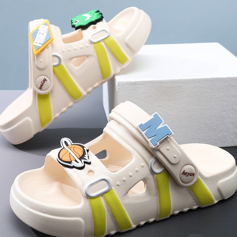 Children's Slippers, Boys' Summer New Soft-Soled Sandals, Girls' Sandals, Baby Sandals, Boys' Big Kids' Beach Shoes