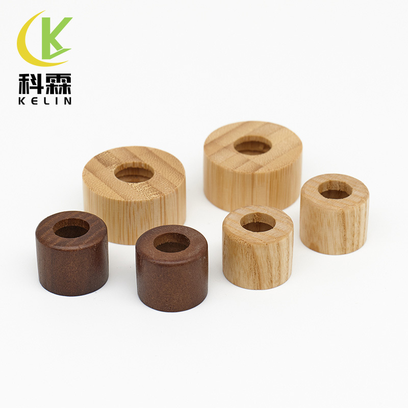 木製香水アロマ木製蓋木製ガラス瓶蓋木製工芸品カスタムスポイト精油瓶竹木蓋|undefined