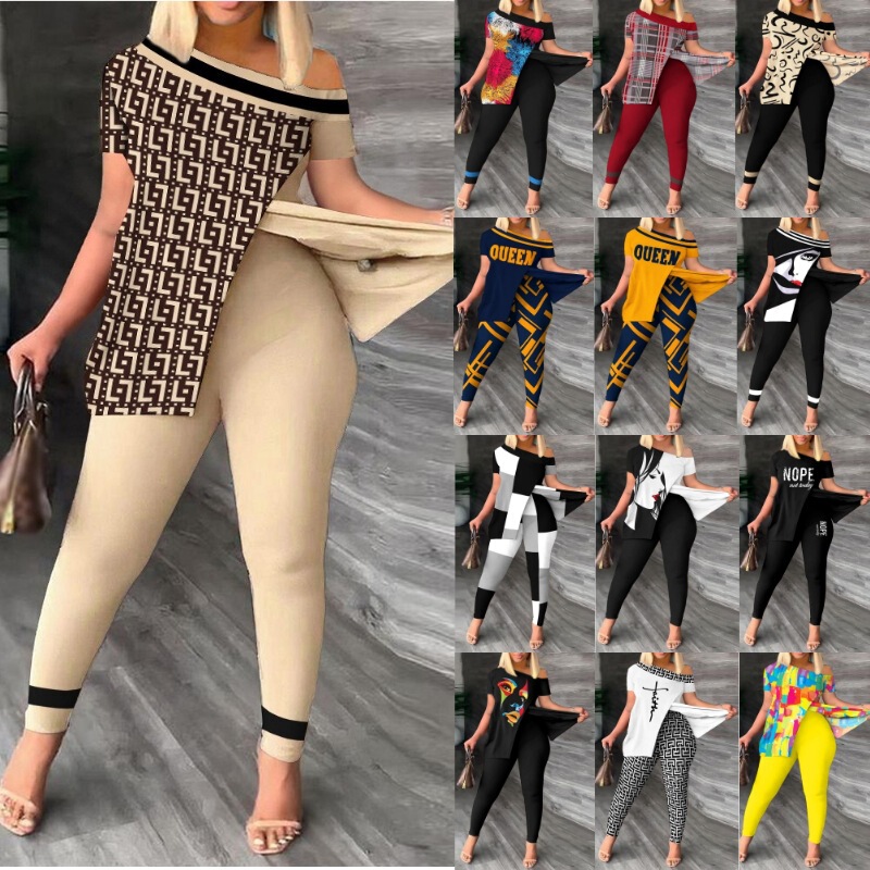 2024 Autumn European and American Clothing Amazon Popular Aliexpress Two-Piece Irregular Fashion Pants Suit 2024 Autumn European and American Clothing Amazon Popular Aliexpress Two-Piece Irregular Fashion Pants Suit
