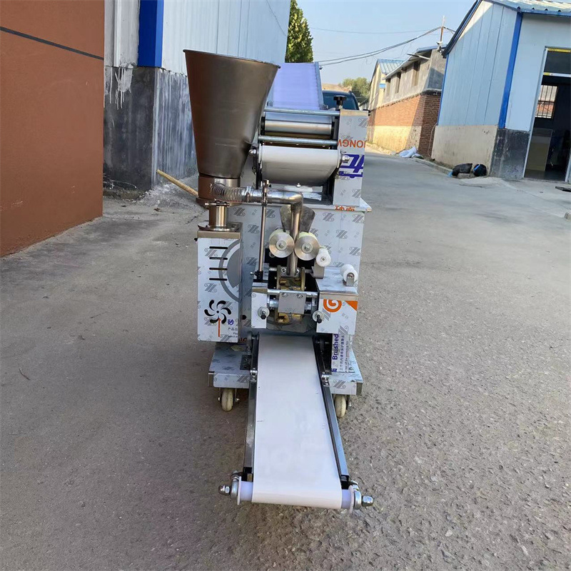 仿手工不锈钢饺子机 商用食堂水饺机 130型速冻水饺机