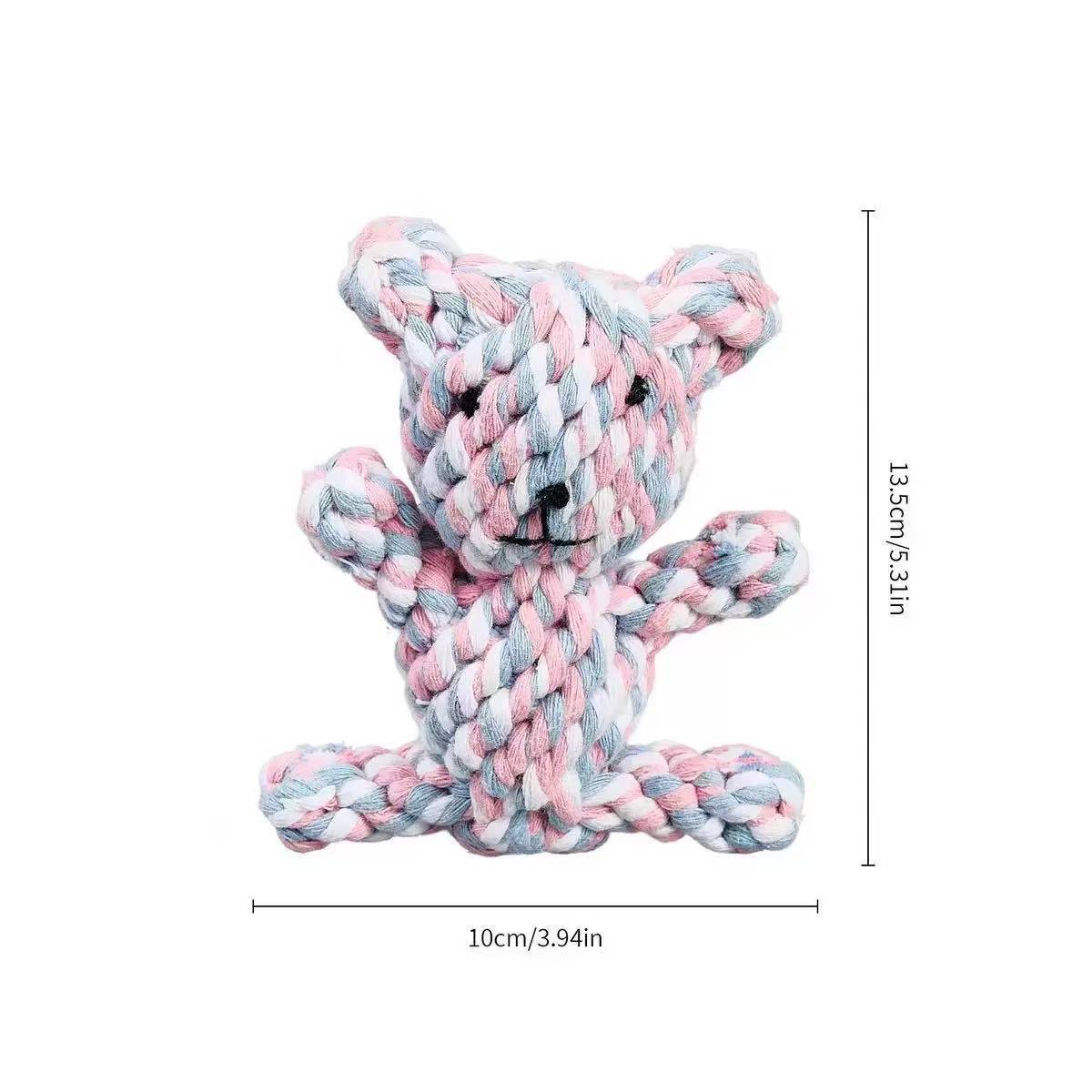 Cotton rope bear