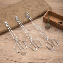 定制烧烤工具木炭夹子户外BBQ防烫加长柄碳夹剪刀式多功能火钳夹