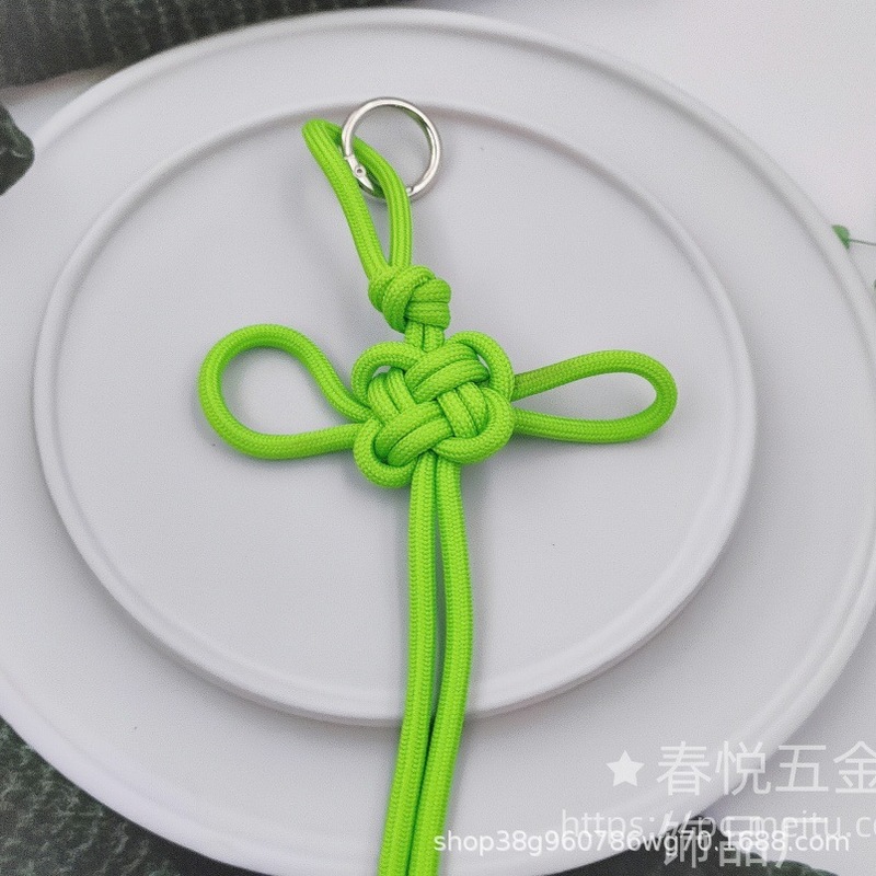 吉祥中国结包包挂件手机挂绳手工编绳中国风手机壳钥匙扣挂饰|undefined