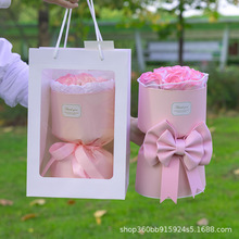 婚礼伴手礼香皂花手捧玫瑰花送女友七夕节生日毕业伴手礼物