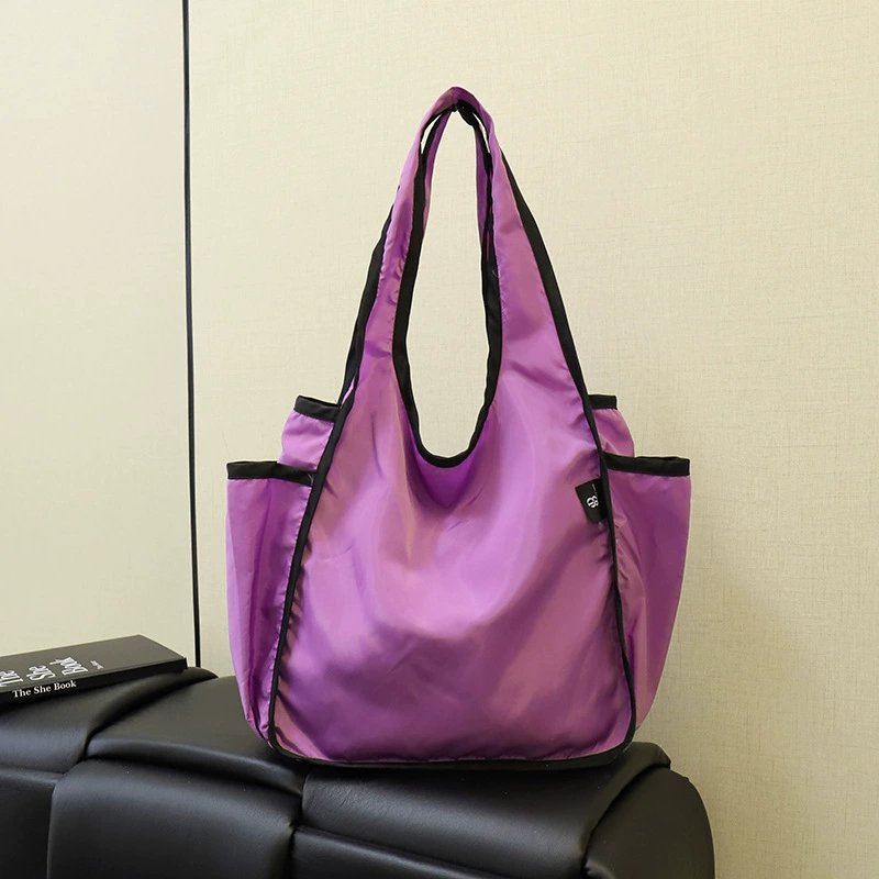 Capacious shoulder bag, foldable one-shoulder bag, shopping bag, (Physicals)