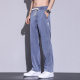 Tencel Jeans Men's Summer Straight-leg Loose Wide-leg Floor-length Pants Summer Ultra-thin Ice Silk Casual Pants