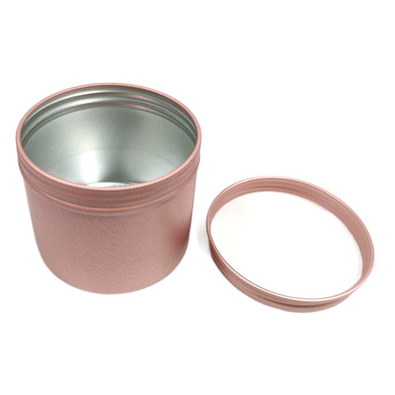 5 мл-250 мл двусторонняя матовая розовая алюминиевая коробка крем косметические украшения металлическая нить подупаковка алюминиевая банка в наличии