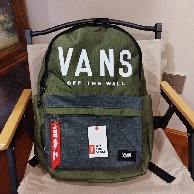 V @ NS Vance New Backpack Couple's Schoolbag Travel Bag Large Capacity Computer Bag Fashion Army Green dark gray