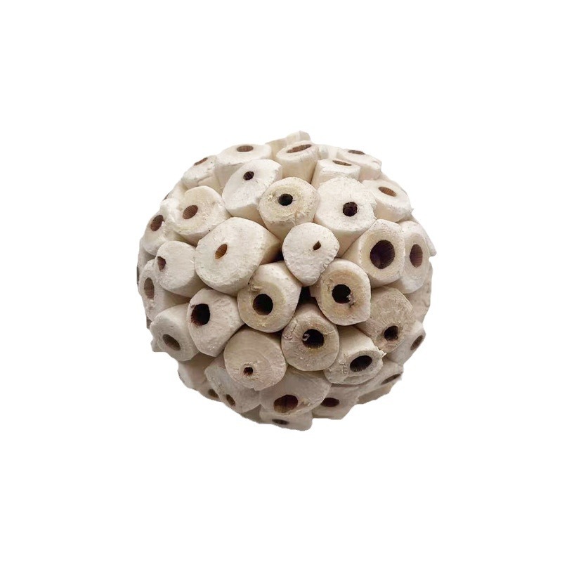 Pelota de Hierba de Juguete para Aves de Hierba Natural Para Morder, Entretenimiento para Pájaros y Loros image 6