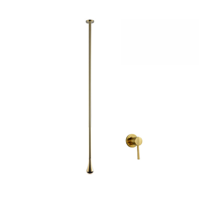 Kaiping Youjia Sanitary Ware Creative water Drop Ceiling Faucet, Suspended ceiling faucet, concealed column basin, suspended faucet 30593 undefined