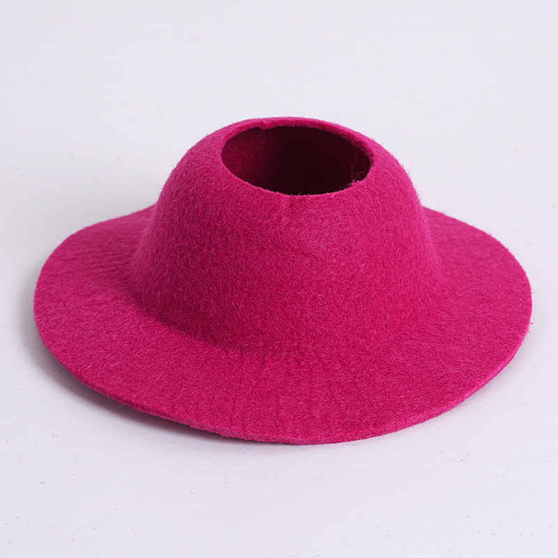 Labu nuevo sombrero de feltero abierto sombrero de cúpula sombrero accesorios de moda sombrero mini sombrero muñeca