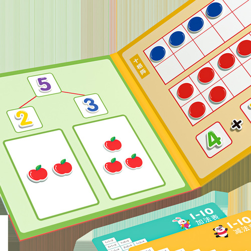 Number Decomposition Arithmetic Counter Educational Toy Kindergarten First Grade Math Addition and Subtraction Teaching Aid Gadget