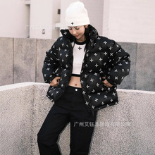 现货SK家花园羽绒服白鸭绒女短款3M反光防风保暖外套冬UG019BS