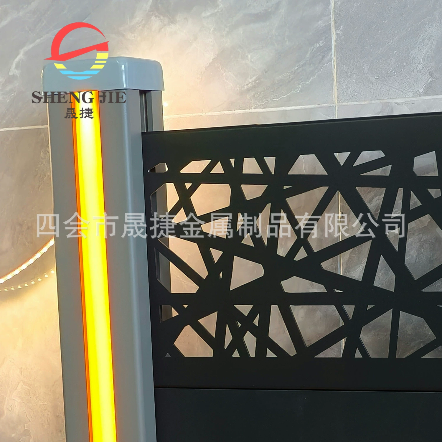 Светодиодный световой забор Сообщество садовый забор оптовая продажа фабрики прямые продажи белый американский дворик виллы