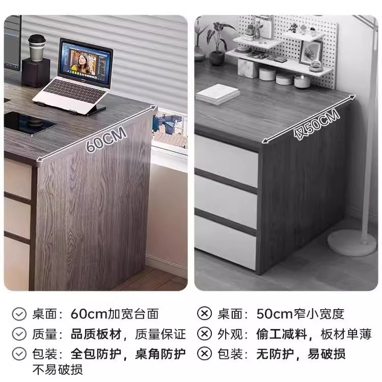 Escritorio de computadora Escritorio Escritorio de dormitorio doméstico Escritorio de estudio para estudiantes Escritorio de oficina moderno simple con cajón Banco de trabajo