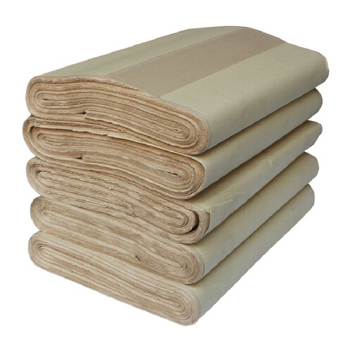 Thickened antique unframed rough edge paper six-foot screen eight-foot screen half-baked beginner calligraphy brush word practice creation