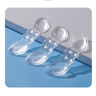 Silicone heel heel stickers anti-fall heel anti-wear high heel shoes stickers half size pad women's anti-slip thickened one size shoes Big Change Small