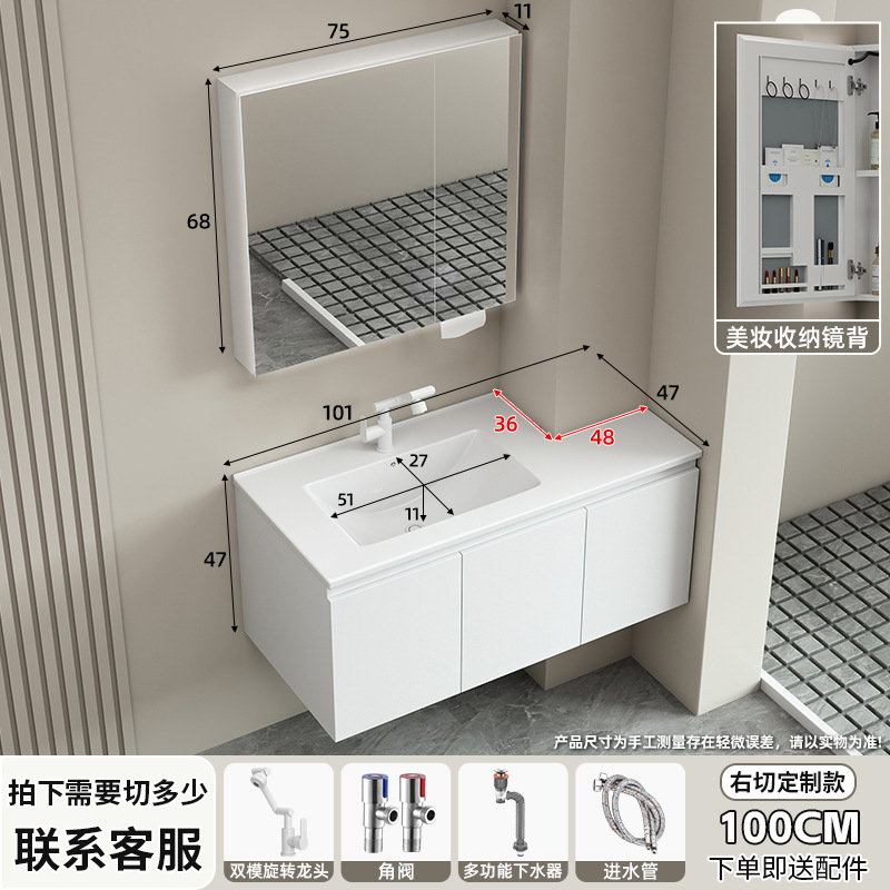 Ángulo cortado panal de abeja gabinete de baño cerámica integral lavabo de forma especial tamaño de inodoro envase lavabo de columna de tubo