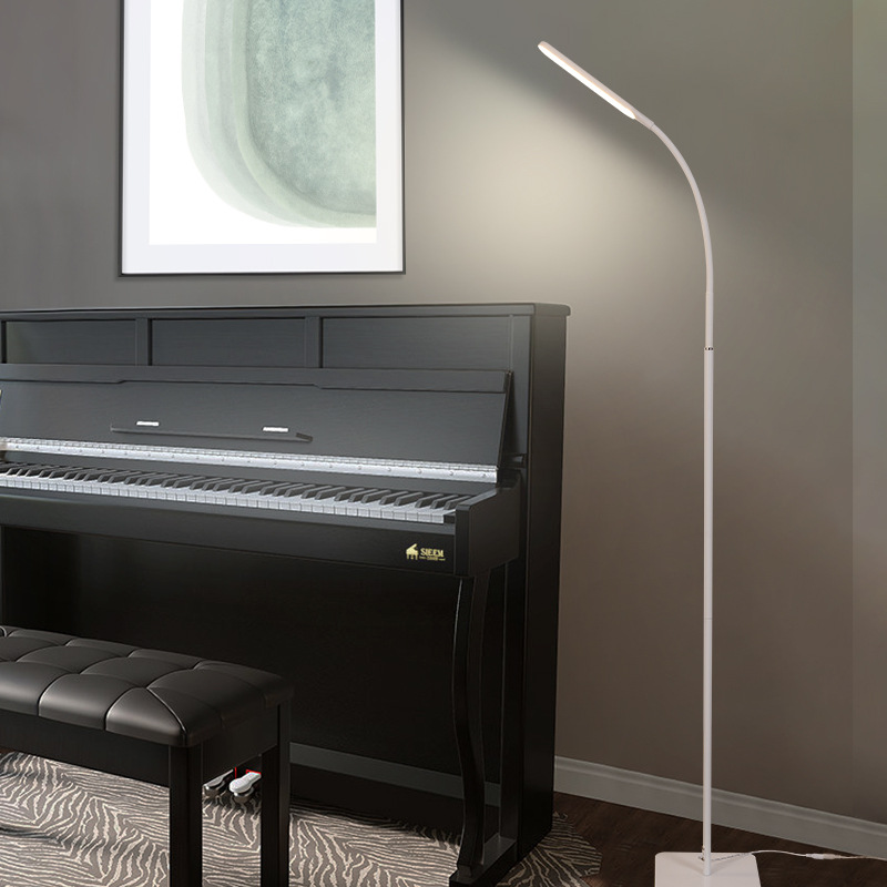 LED高亮度触摸开关落地灯客厅沙发书房卧室床头灯钢琴立灯