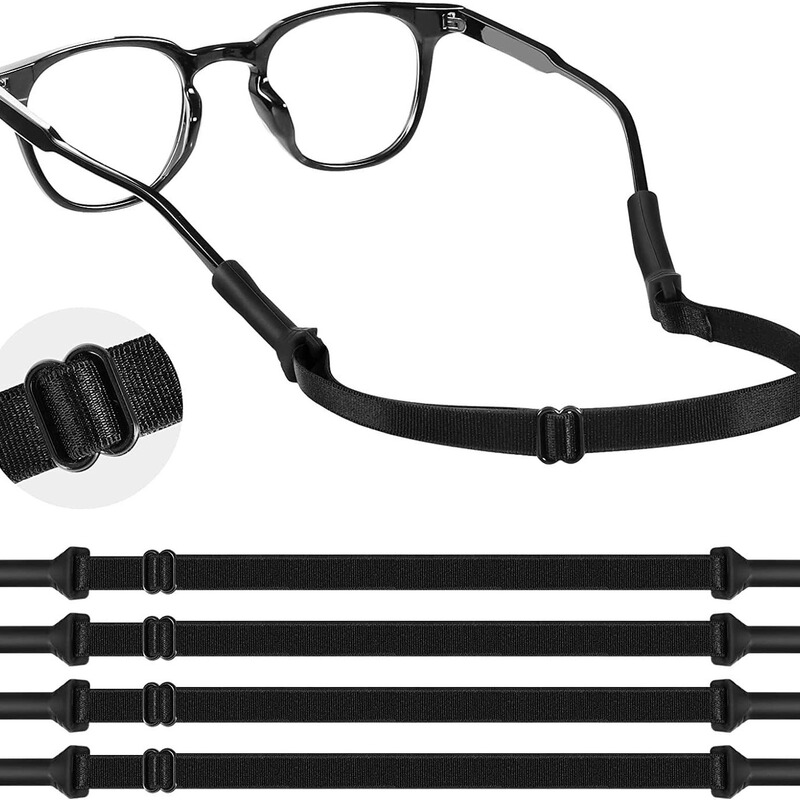 Sports Glasses Anti-Slip Rope, Adjustable Glasses Rope, Glasses Fixing Strap, Glasses Feet Anti-Falling Glasses Anti-Slip Rope