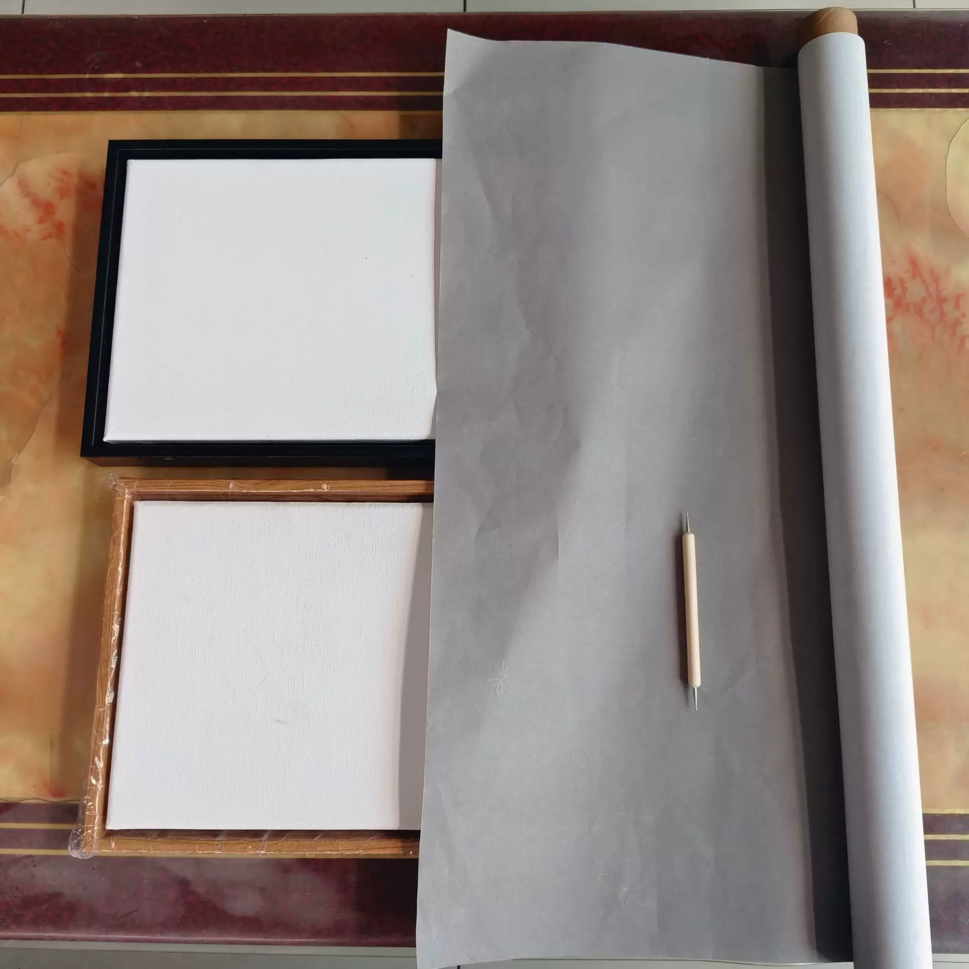 供应单面彩色干式可擦复写纸手写机打描图绘画服装布用复写纸