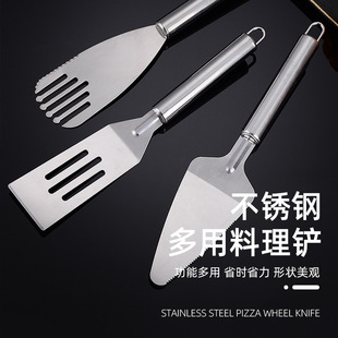 Stainless steel spatula steak spatula teppanyaki spatula cheese spatula cake spatula household kitchen gadget