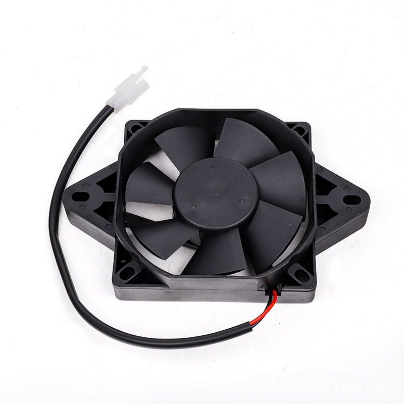 Atv Motorcycle Atv Water Tank Cooling Fan 150-250Cc Square Fan Plastic Fan Accessories