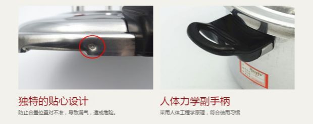 LW96铝合金高压锅家用燃气煤气灶电磁炉灶通用款复底防爆压