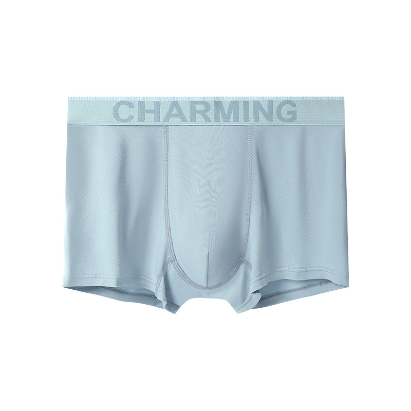 Ropa interior de los hombres modal algodón boxer shorts juventud inconsútil deportes transpirable más tamaño boxer shorts cabeza ropa interior