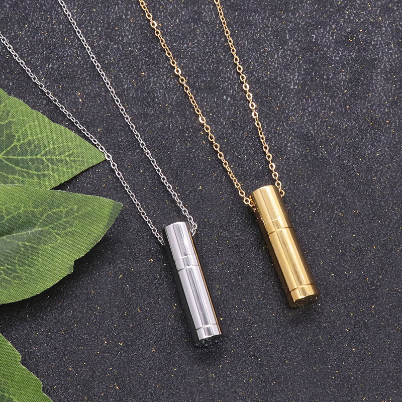 Fashion Bullet Stainless Steel Plating Pendant Necklace 1 Piece