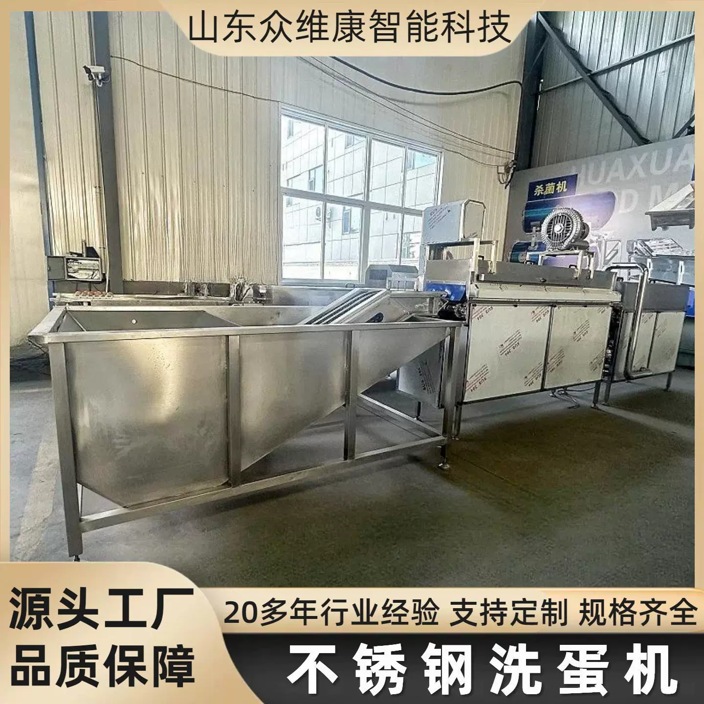 多排可选鸡蛋清洗线蛋制品加工洗蛋机松花蛋去污清洗机