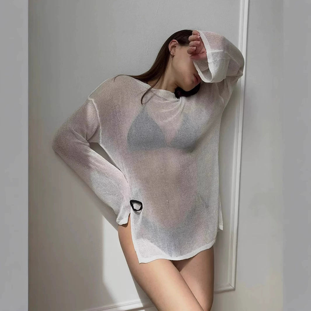 (Граница торговля), летний пляж sexy купальник, вязаная футболка, свитер