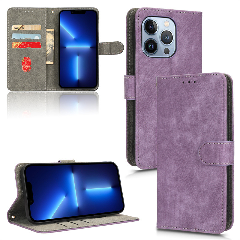 Leder Klapphülle Für Iphone 13 Pro Max Mit Kartenfach_voghion.com