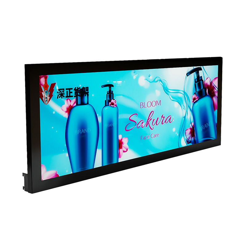 Caja de luz LED magnética para estantes, ideal para supermercados, tiendas de conveniencia, vitrinas, apta para tiendas de productos para bebés y madres, farmacias y tiendas de cosméticos, ligera.