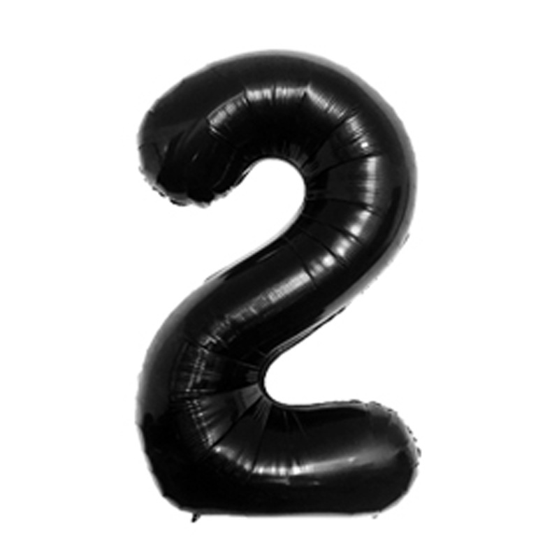 Pequeño globo digital 16 pulgadas versión americana delgada decoración del cuerpo fiesta de cumpleaños Comercio exterior globo de película de aluminio al por mayor globo digital