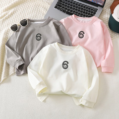 子供用純綿長袖インナーシャツ 秋の新作 男の子用トップス 女の子用インナー ベビーTシャツ 子供服卸売