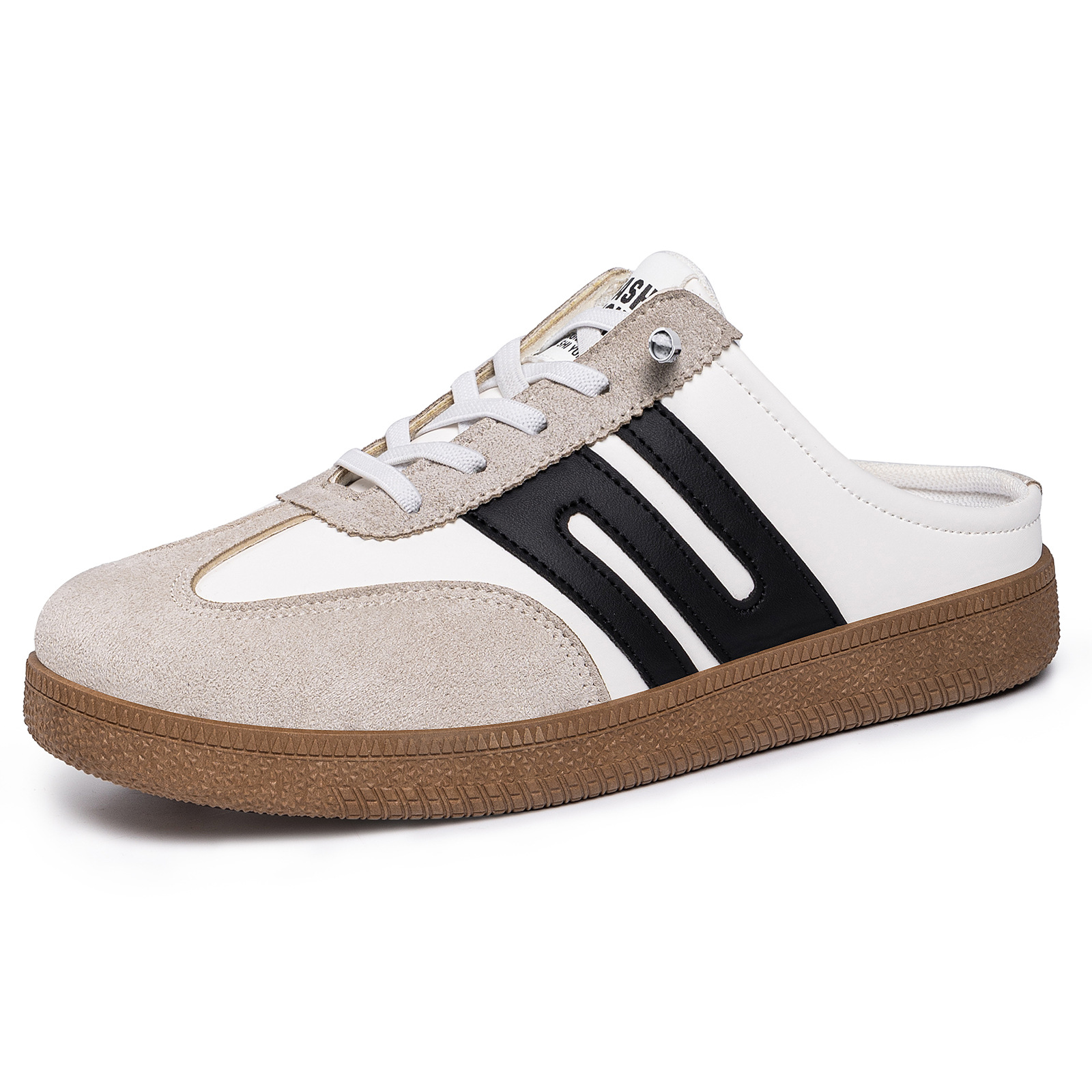 Zapatos de mujer de verano transfronterizos retrógrados de entrenamiento alemán medio arrastrar un pedazo de suela suave transpirable zapatos casuales muller estilo universal