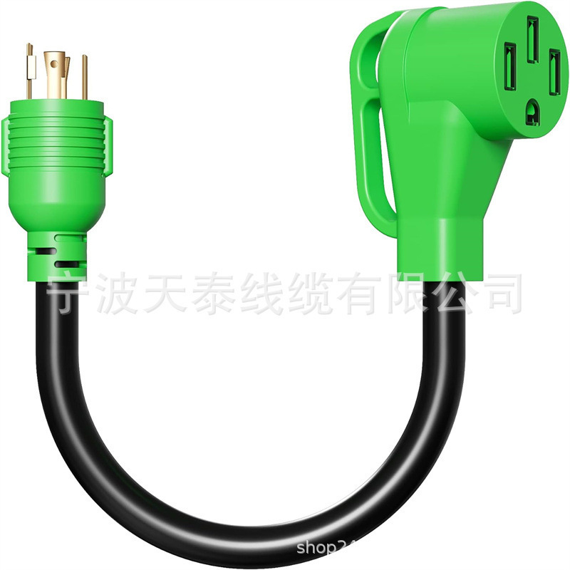 Male to 50Amp Female Generator Welder Dryer Rv Adapter Cable Male to 50Amp Female Generator Welder Dryer Rv Adapter Cable