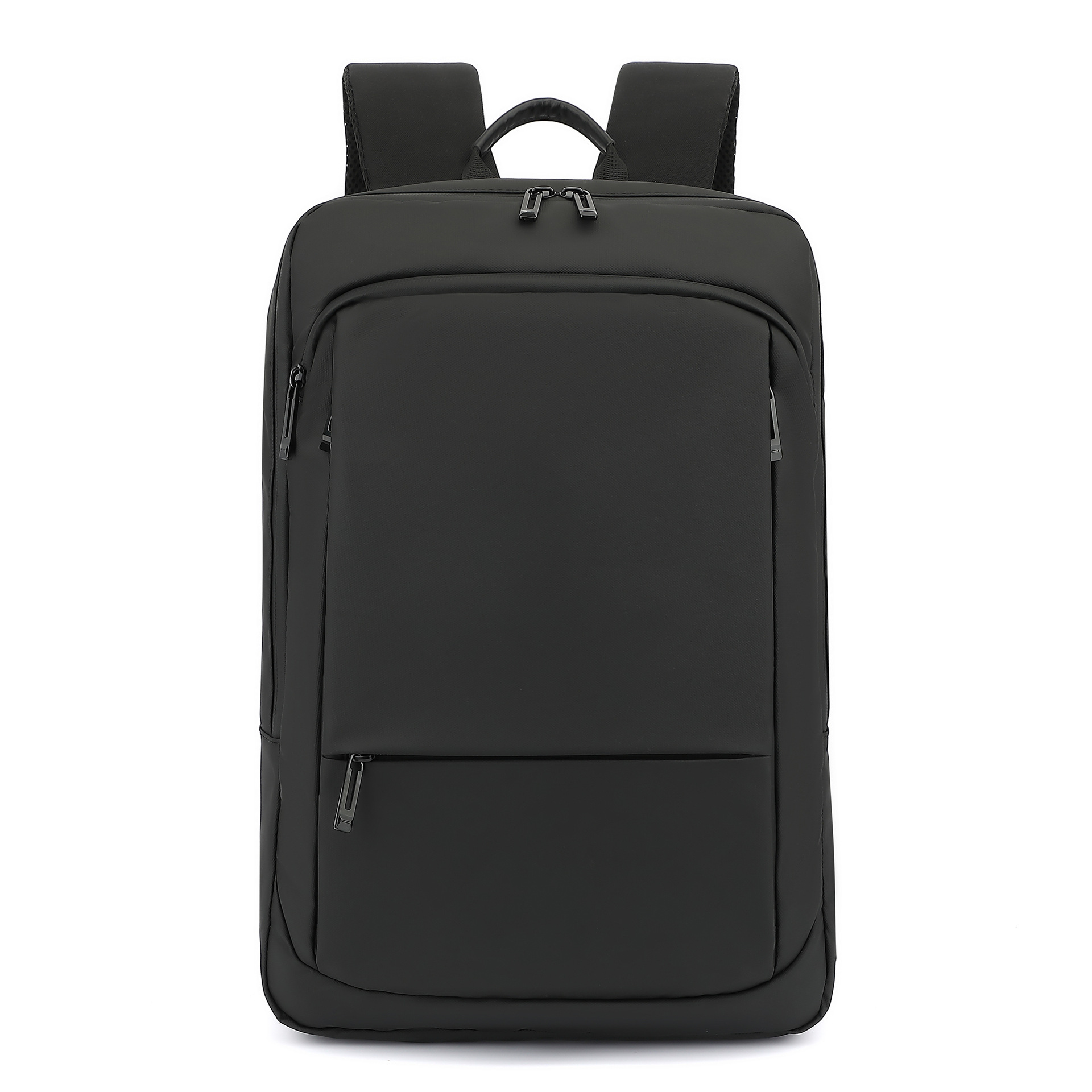 Men's Backpack Solid Color Fashion Simple Large Capacity Computer Bag Business Commuter Backpack Outdoor Leisure Travel Bag