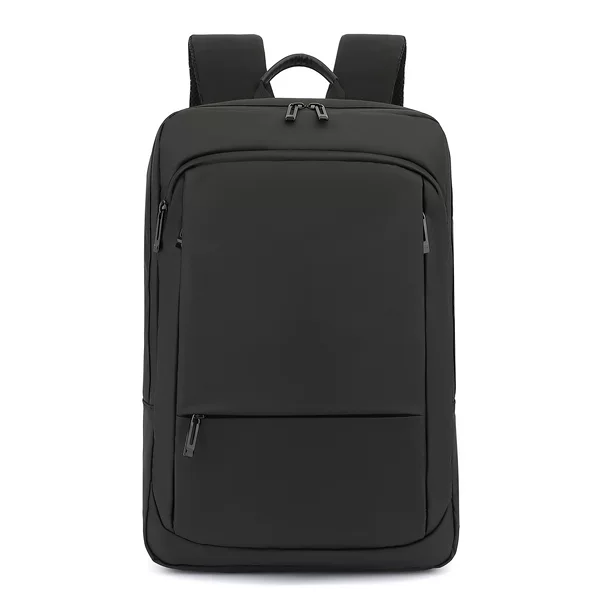 Men's Backpack Solid Color Fashion Simple Large Capacity Computer Bag Business Commuter Backpack Outdoor Leisure Travel Bag