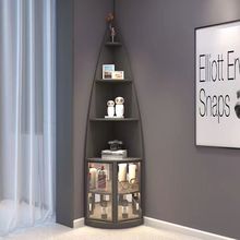 轻奢酒柜现代简约转角置物架客厅墙角柜三角柜卧室转角落柜角柜
