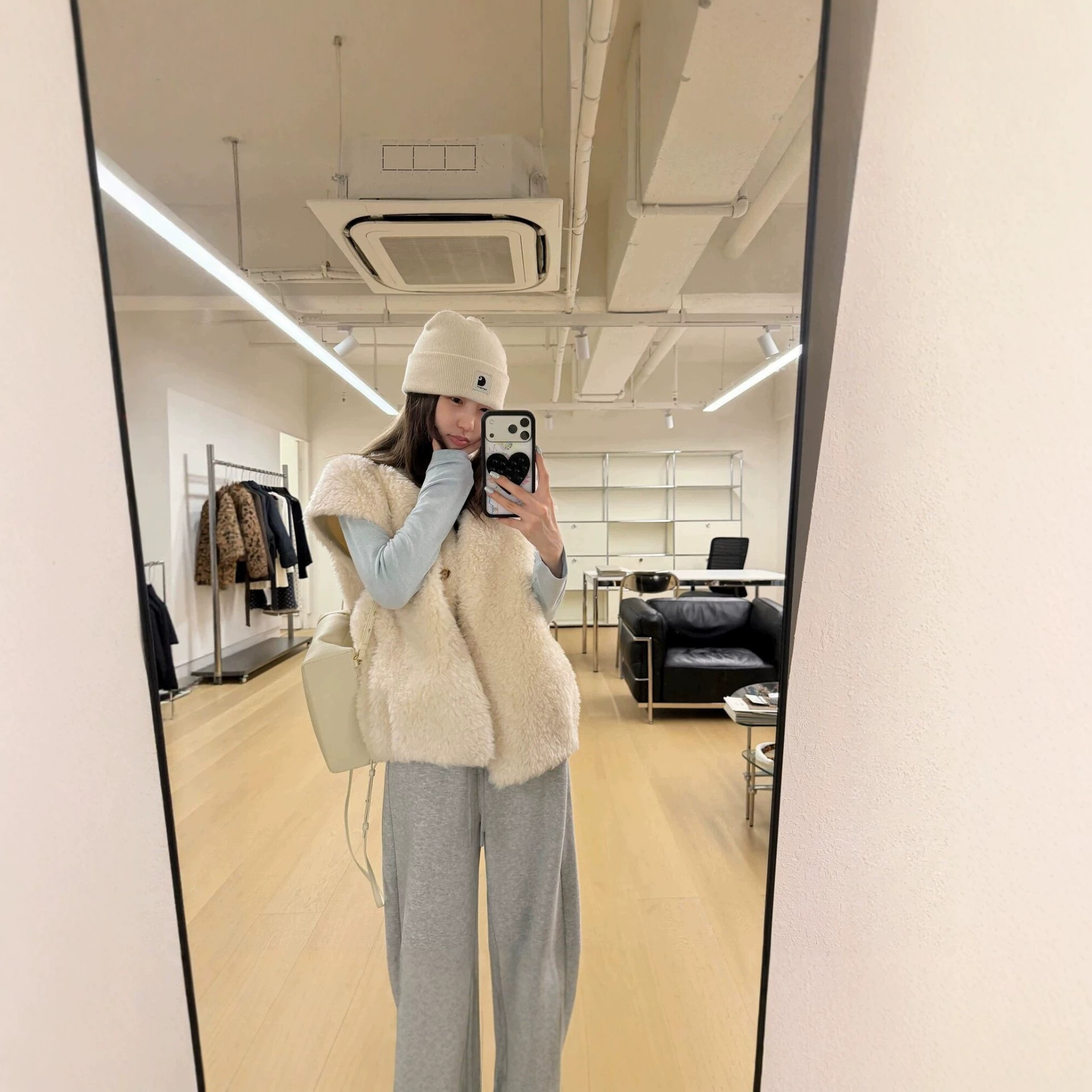 2025秋冬新款韩系羊羔毛马甲女皮毛一体加厚毛绒背心百搭外穿外套