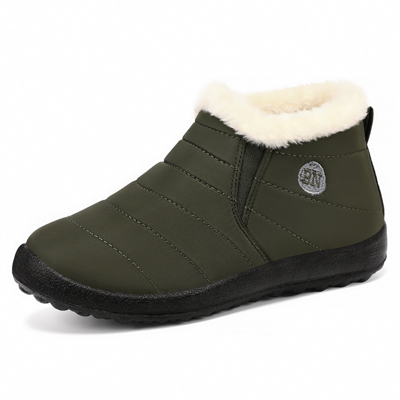 Zapatos de algodón de mujer transfronterizos botas de nieve botas de poliuretano de tamaño grande botas de mujer con botas de algodón caliente y gruesas