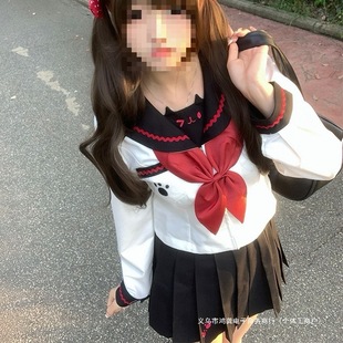 Cross-Border Fairy Tale Rabbit [Rabbit Meow] Jk Original Sailor Uniform Cute Student Campus Style Japanese Autumn Uniform