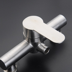 Guangdong Kaiping manufacturer facing down 304 stainless steel shower hot and cold faucet shower faucet mixing valve concealed installation