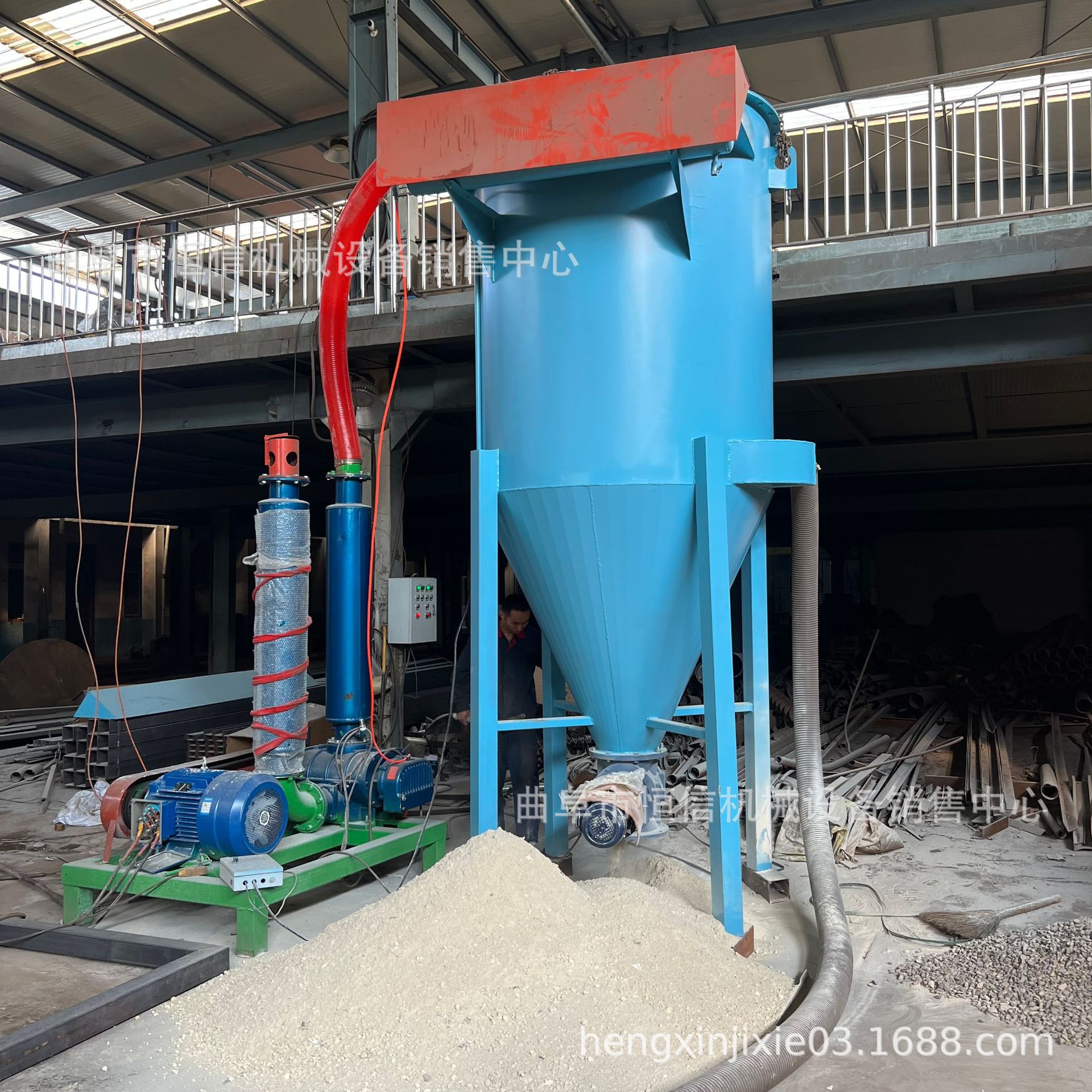 电厂烟道堆积灰气力吸灰机吸粉机zcjb 腻子粉装吨包气力吸料机