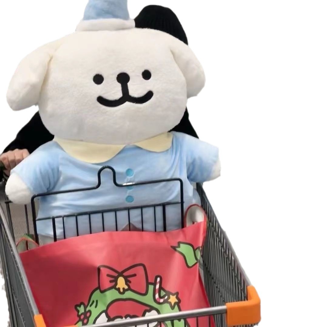 한국 몰타 라인 강아지 인형 잠옷 강아지 인형 봉제 장난감 여성 생일 선물 베개